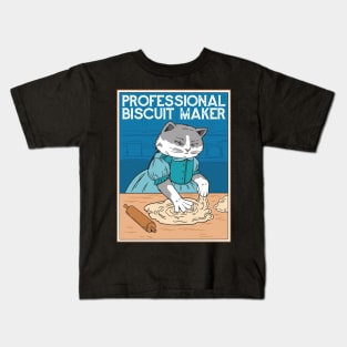 Awesome Biscuit Maker Cat Professional Gift For Mom Kids T-Shirt